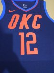 NBA Oklahoma City Thunder Steven Adams 12 2017-18 Statement Marine Maillot